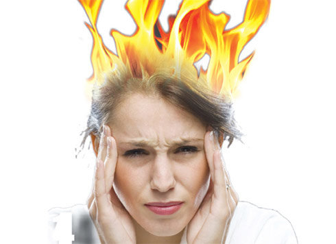 Bốc hỏa ở phụ nữ không chỉ là một cơn giận